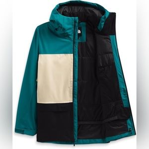 THE NORTH FACE Men's Sickline Hooded Jacket Harbor Blue Gravel Black - L